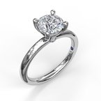 Fana Classic Round Cut Solitaire Engagement Ring