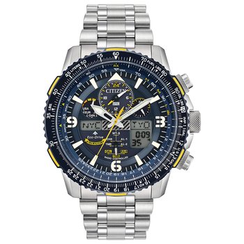 Eco-Drive Promaster Skyhawk Mens Watch Stainless Steel