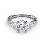 Fana Dynamic Trio Diamond Engagement Ring