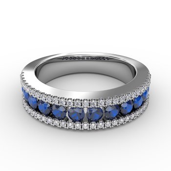 Destined To Be Sapphire and Diamond Ring