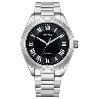 Eco-Drive Dress/Classic Arezzo Mens Watch Stainless Steel