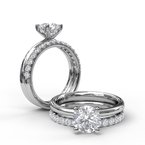 Fana Timeless Round Cut Solitaire Engagement Ring