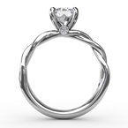 Fana Elegantly Twisted Engagement Ring