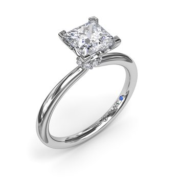 Princess-Cut Diamond Engagement Ring