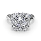 Fana Graduated Diamond Engagement Ring