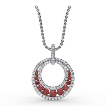 Always and Forever Ruby Pendant