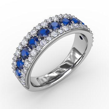 No One Like You Sapphire and Diamond Ring