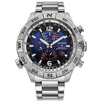 Eco-Drive Promaster Navihawk Mens Watch Stainless Steel