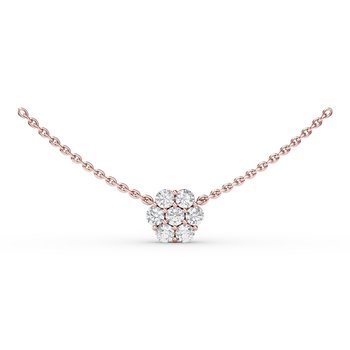 Floral Diamond Necklace