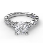 Fana Vintage Marquise Shaped Engagement Ring