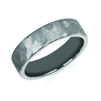6Mm Tantalum Band With Texture