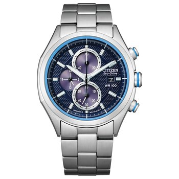 Eco-Drive Quartz Sport Casual Mens Watch Stainless Steel