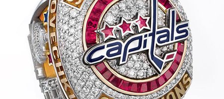 Washington Capitals' First-Ever Stanley Cup Ring Glitters With 10.2 Carats of Patriotic Pizzazz