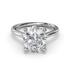 Fana Sparkling Solitaire Diamond Engagement Ring