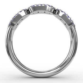Petite And Precious Sapphire And Diamond Ring