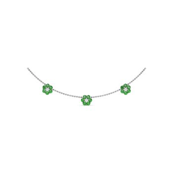 Petals Of Love Emerald Necklace