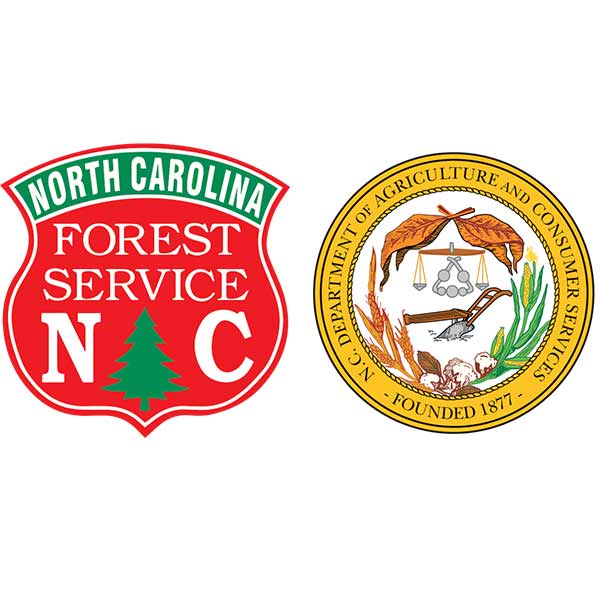 North Carolina Forest Service and NC Depart of Agriculture and Consumer Services logo